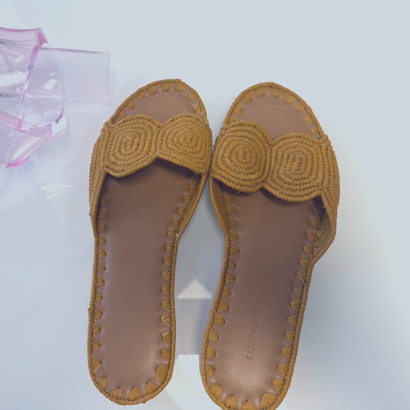 Carrie Forbes Naima Slides (BRAND NEW, NEVER WORN) - Picture 1 of 8